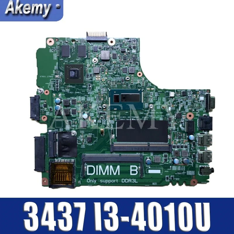 

CN-0G9PCH 0G9PCH G9PCH 12314-1 Материнская плата для ноутбука For DELL INSPIRON 3437 5437 Материнская плата ноутбука SR16Q I3-4010U