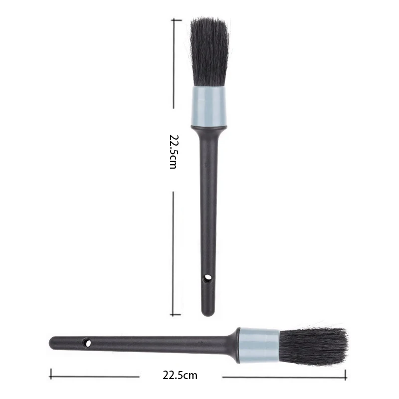 

1Pcs Car Detailing Brush Cleaning Natural Boar Hair Brushes Auto Detail Tools Wheels Dashboard Brushes Car Accessories Bal