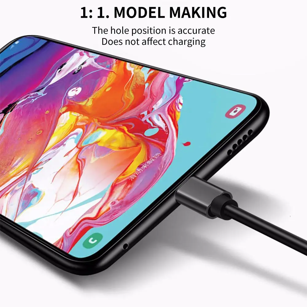 

Glass Case For Samsung Galaxy A51 A71 5G A70 A50 A21s A31 A40 A30 A81 A91 A72 Tempered Phone Cover 26 Letter A-Z