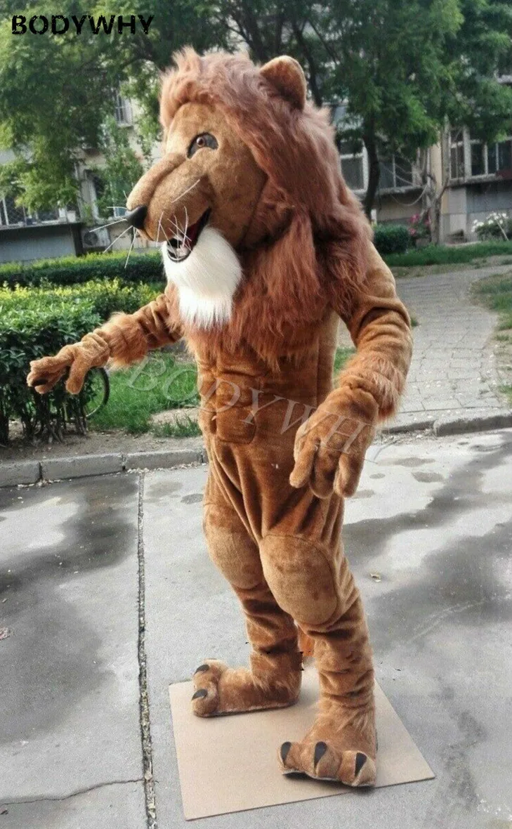 Костюм-талисман в виде льва для вечеринки | Тематическая одежда и униформа