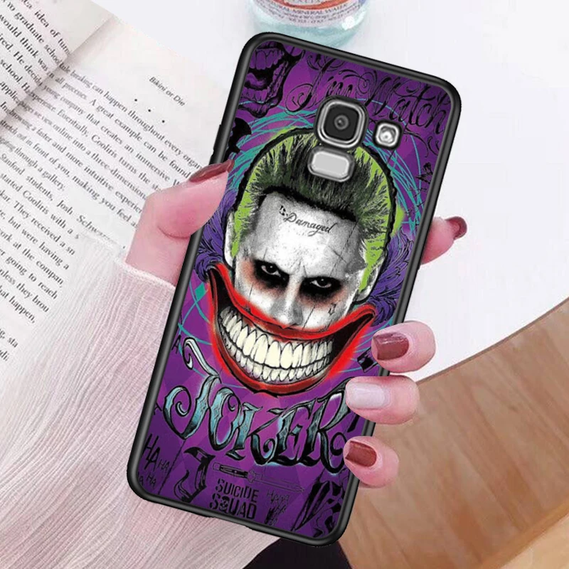 

Marvel joker for Samsung Galaxy j8 j7 j6 j5 j4 j3 j2 Duo Prime Core Plus 2018 2017 Black Phone Case