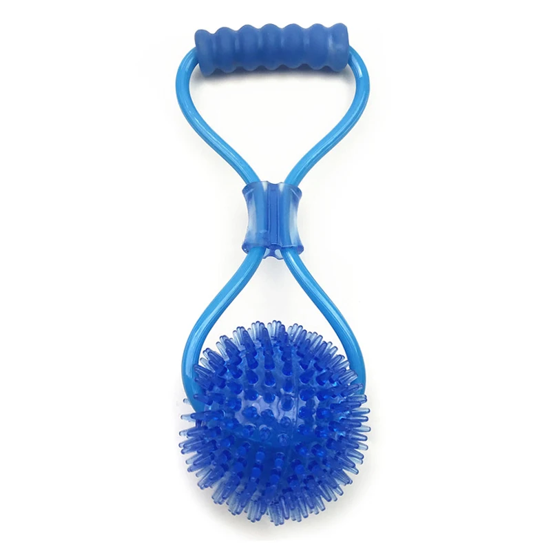 

Multifunction Pet Molar Bite Ball Toy Cleaning Teeth Elasticity Soft Safe for Dog Puppy OCT998