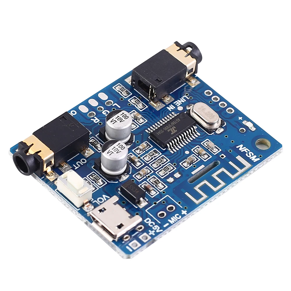 Bluetooth 5 0 стерео аудио декодер двухканальный модуль приемник Micro USB 5V|Интегральные