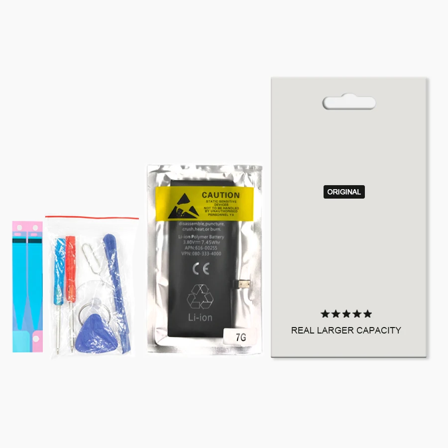 2021 Новый PINZHENG 100% Мобильный телефон батарея для iPhone 7 6 5 5S 6S емкостью аккумулятора