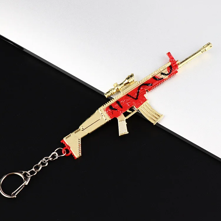 PUBG брелок популярная игра висячий кусок еды курица пистолет Модель 98K подарок для