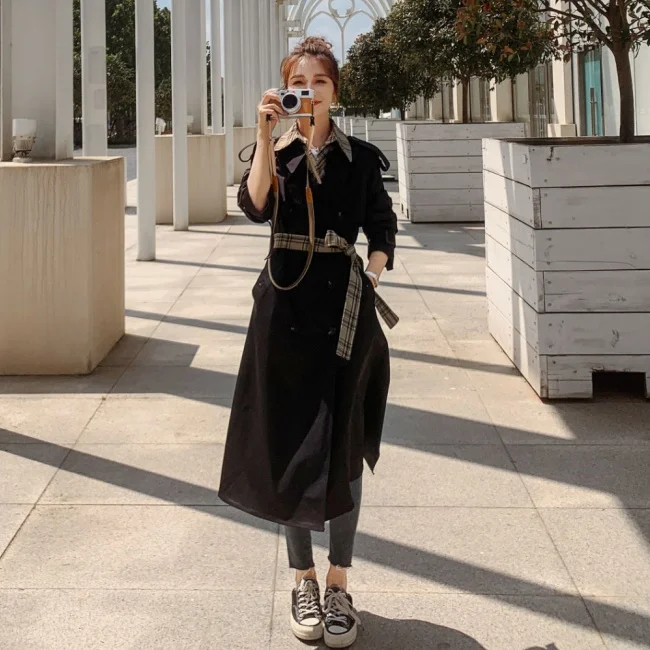 

Provide Spring and Autumn New Windbreaker Women's B003-a.