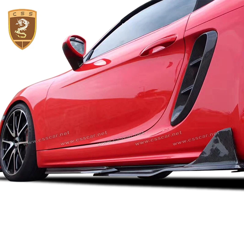 Комплект из натурального углеродного волокна подходит для 17-18 Cayman Boxster 718