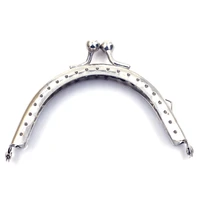 8 5cm semicircle arch smooth purse bag frames clutch buckles kiss clasps handle diy handbag luggage accessories replace hardware