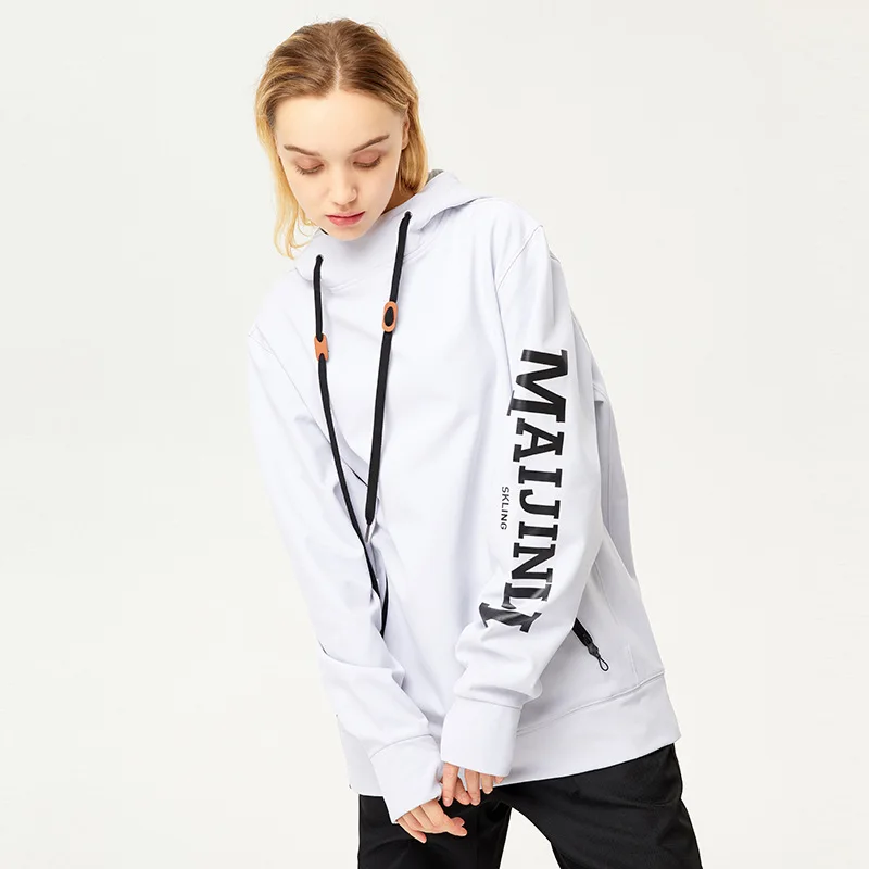 

Ski Jacket For Women's Waterproof Windproof Ladies Fleece Pullover Hooded Snow Snowboarding Sweatshirt Skiing Jackets Coats