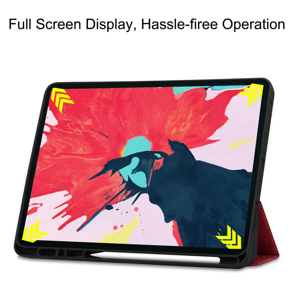 Чехол с подставкой для iPad Pro 12 9 2020 дюймов Автоматический Режим сна/пробуждения