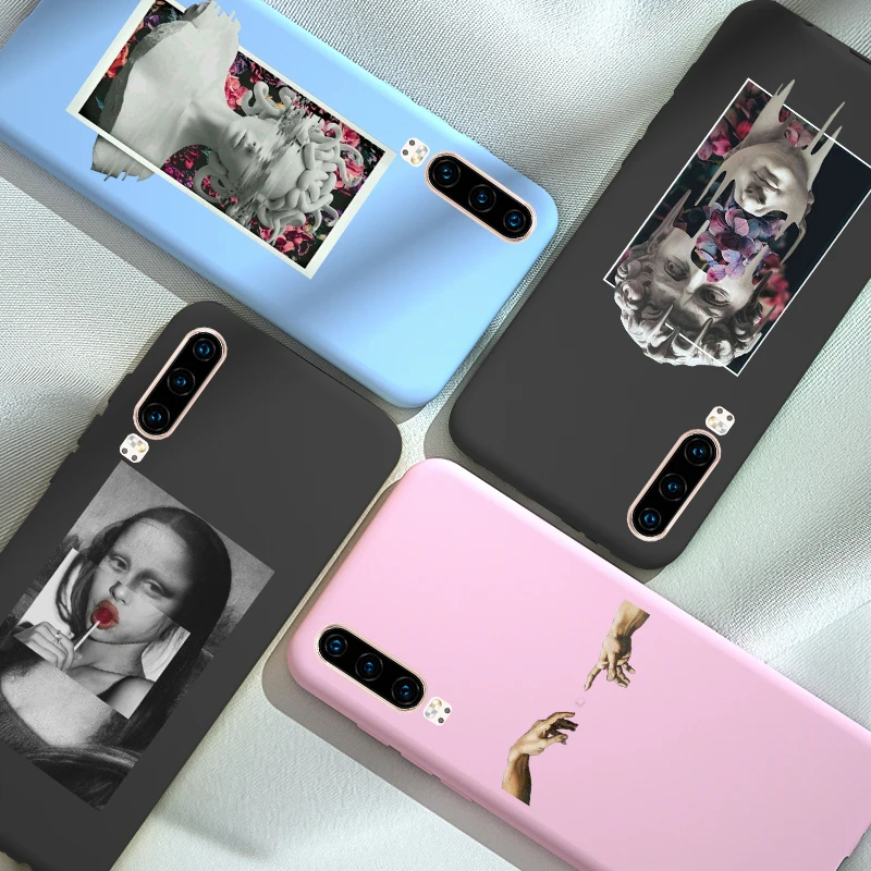 Чехол карамельного цвета для Huawei P Smart Plus 2019 2018 Z P9 P10 P20 P30 Pro Lite мягкий силиконовый