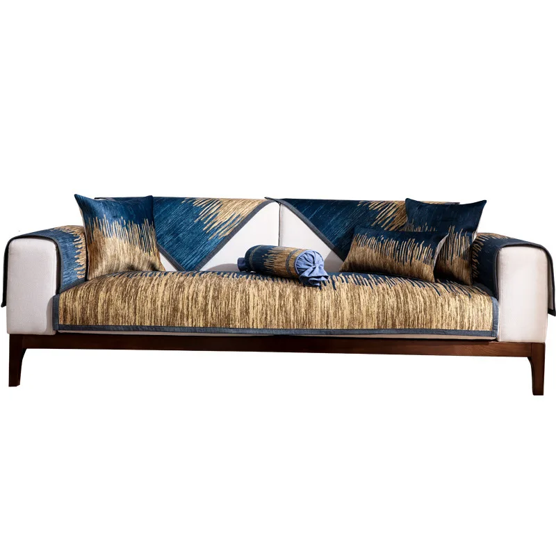 Современный простой чехол для дивана и диванных подушек всесезонный