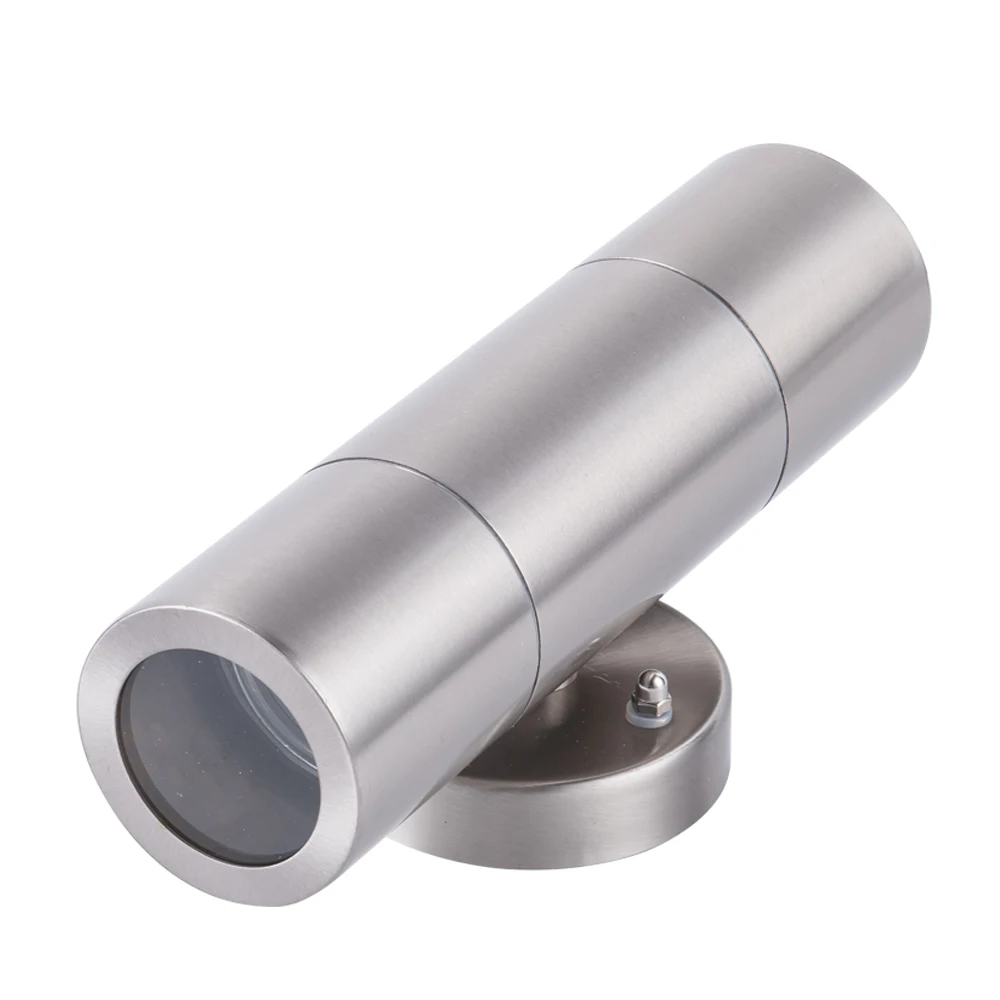 Двухсторонняя светодиодная настенная лампа из нержавеющей стали Настенные