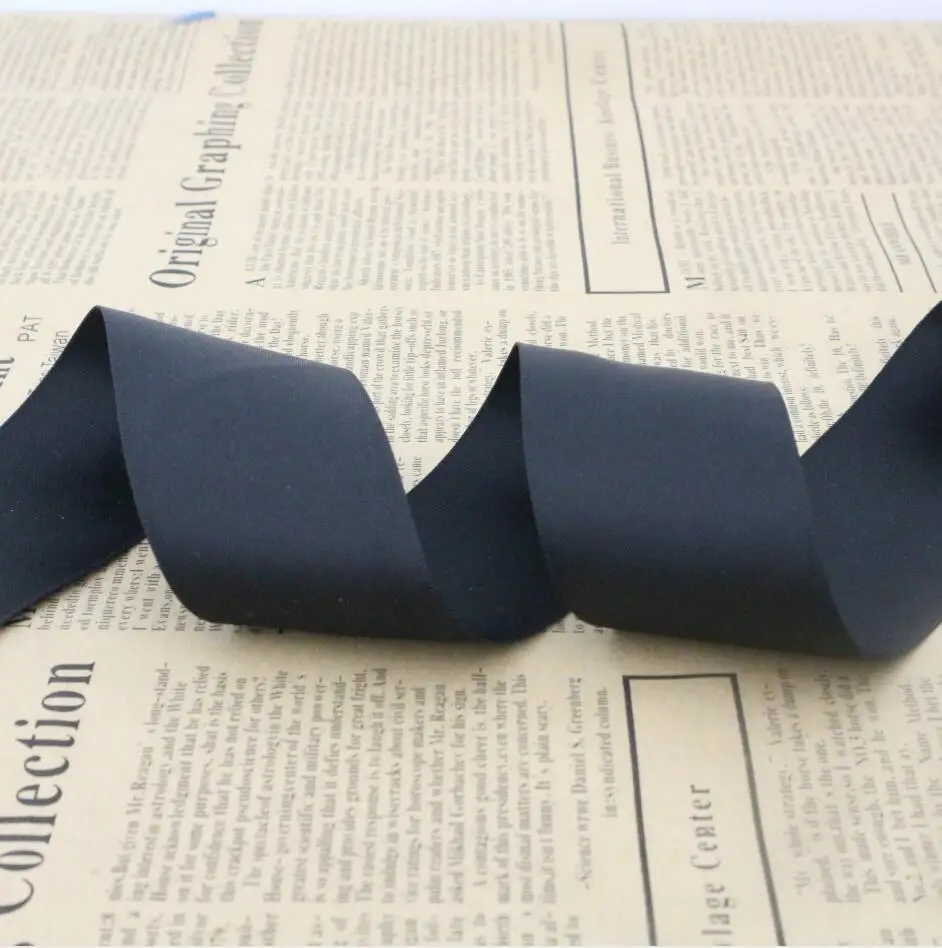 10 ярдов/партия 9 мм 25 38 в ширину черная двусторонняя атласная лента DIY луки