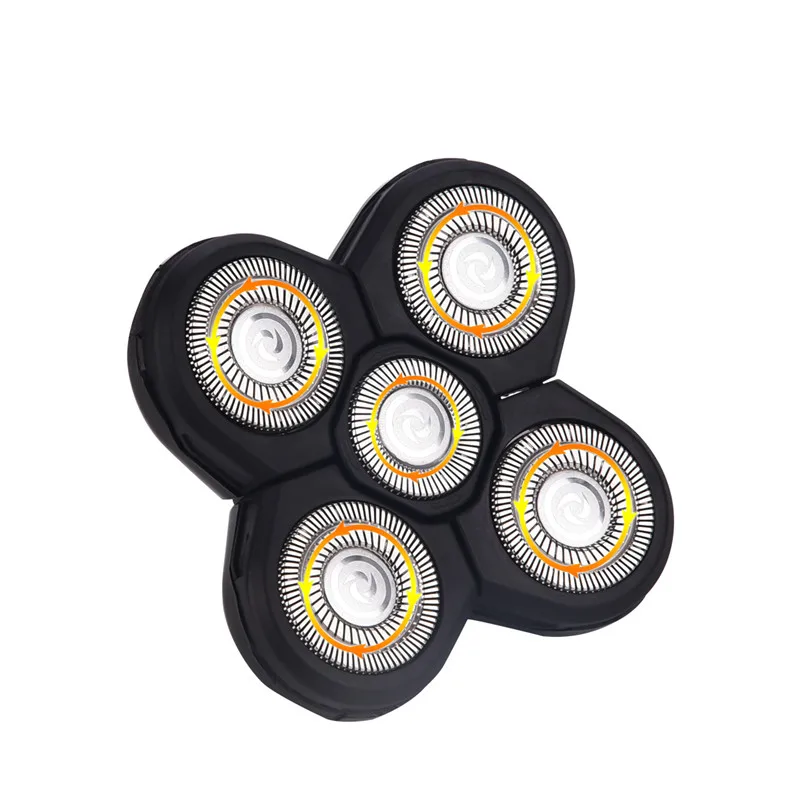 

Replacement Shaver Heads Electric Shaver 5D Independently Floating Head Waterproof Stainless Steel Razor Blade
