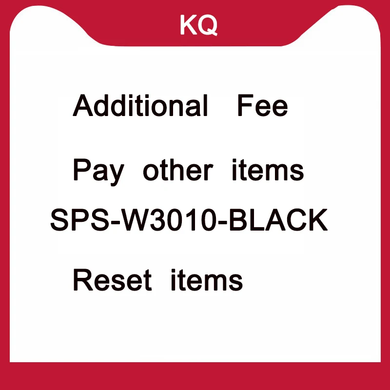 

Nice-Power order payment real product SPS-W3010-BALCK please contact us before buying Resend items By online shipping method