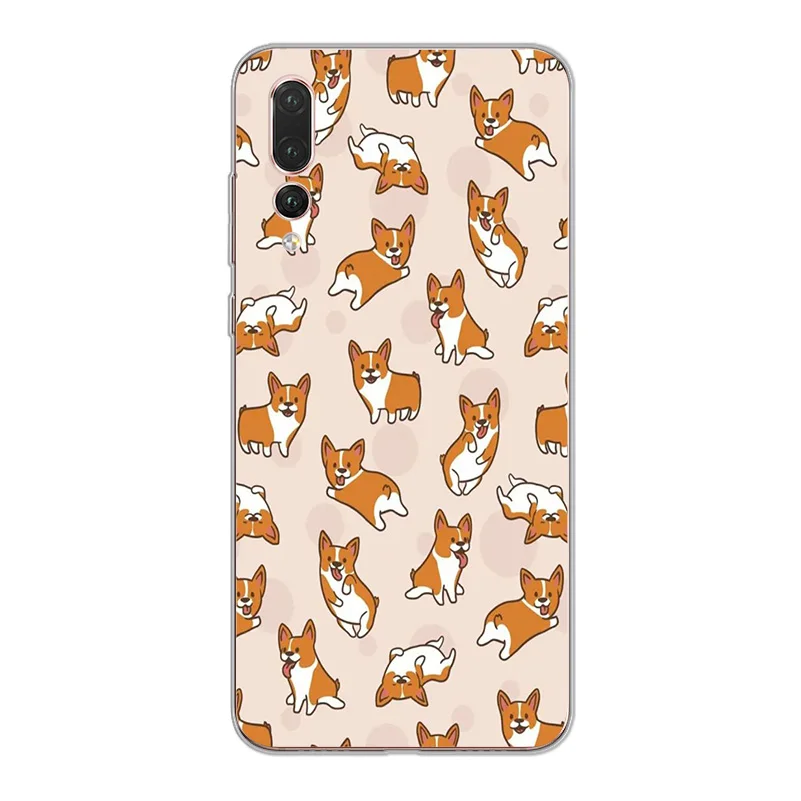 Чехол для телефона ciciber Corgi Cat мягкий силиконовый чехол Huawei P30 P20 Pro lite huawei P10 P9 P8 Lite P