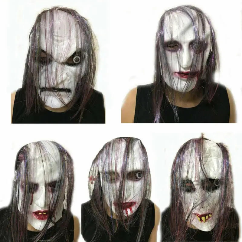 Кровотечение кровавый крик маска с крови Хэллоуин вечерние Необычные платья |