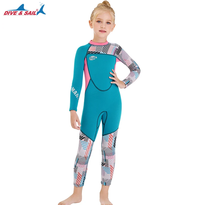 Неопреновый гидрокостюм для подводного плавания 2 5 мм девочек подводной охоты