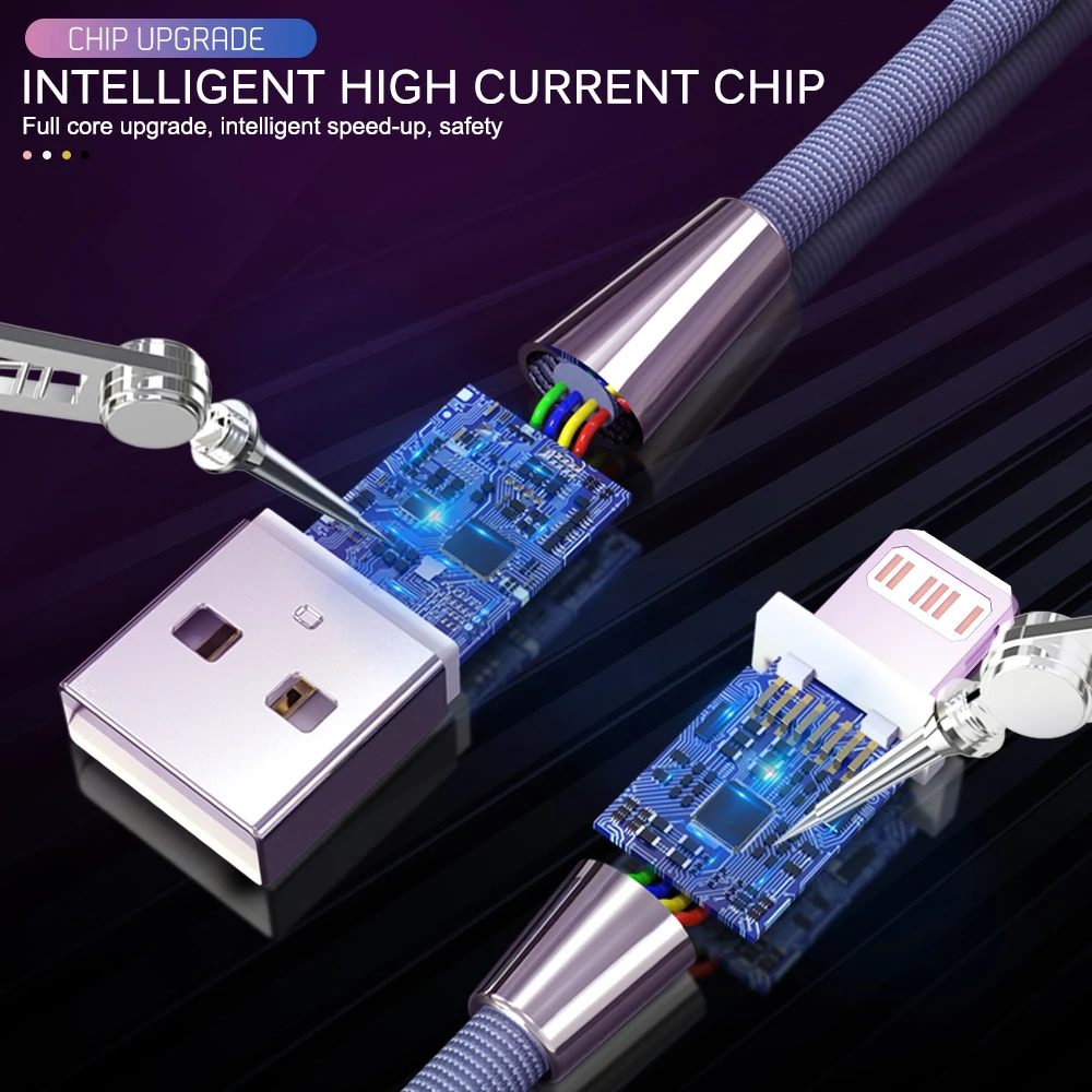USB-кабель 3A для быстрой зарядки Apple iPhone 13 12 11 XS Max XR X 8 7 6 S Plus 5 SE 2 iPad Mini зарядное