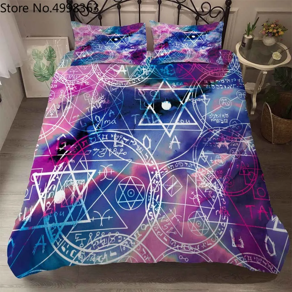 2/3 шт. Комплект постельного белья с геометрическим рисунком винтажный комплект