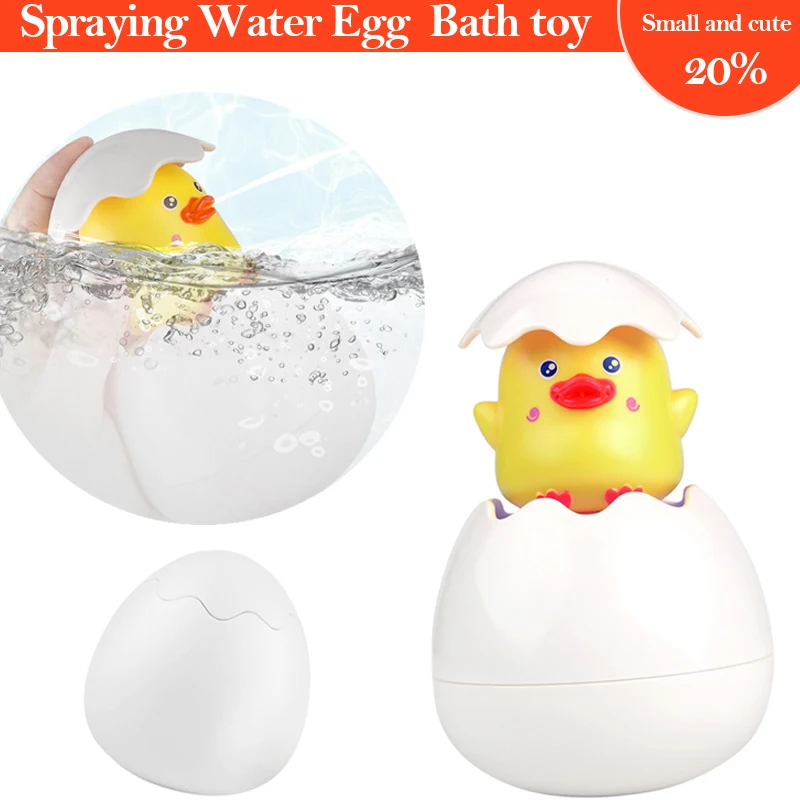 

Детская игрушка для ванной для детей милый утиный пингвин яйцо водный спрей разбрызгиватель Ванная комната дождевания игрушки подарок для ...