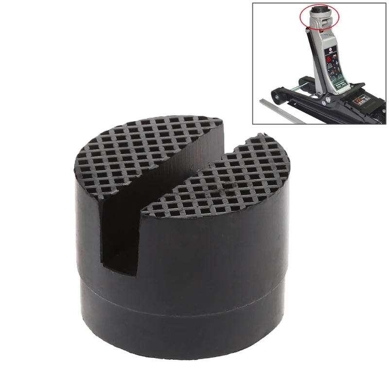 

Floor Slotted Car Rubber Jack Pad Frame Protector Adapter Jacking Disk Pad Tool