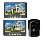 Видеодомофон SmartYIBA для частного дома, домофон от 1 до 2 мониторов, комплекты с цветным экраном 7 дюймов, телефон для домашней двери