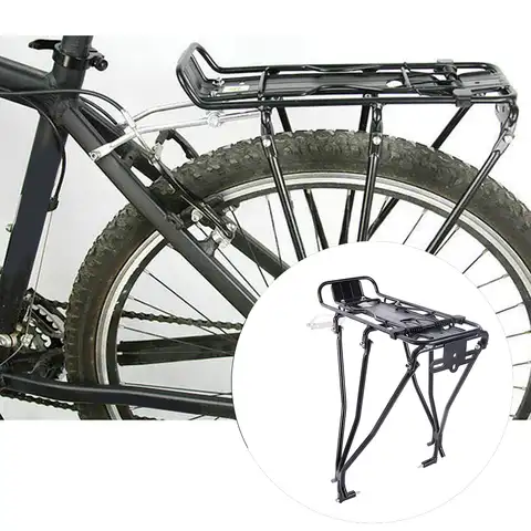 Велосипедный задний Подседельный штырь, багажный задний багажник для велосипеда, багажник для путешествий, аксессуары для велоспорта