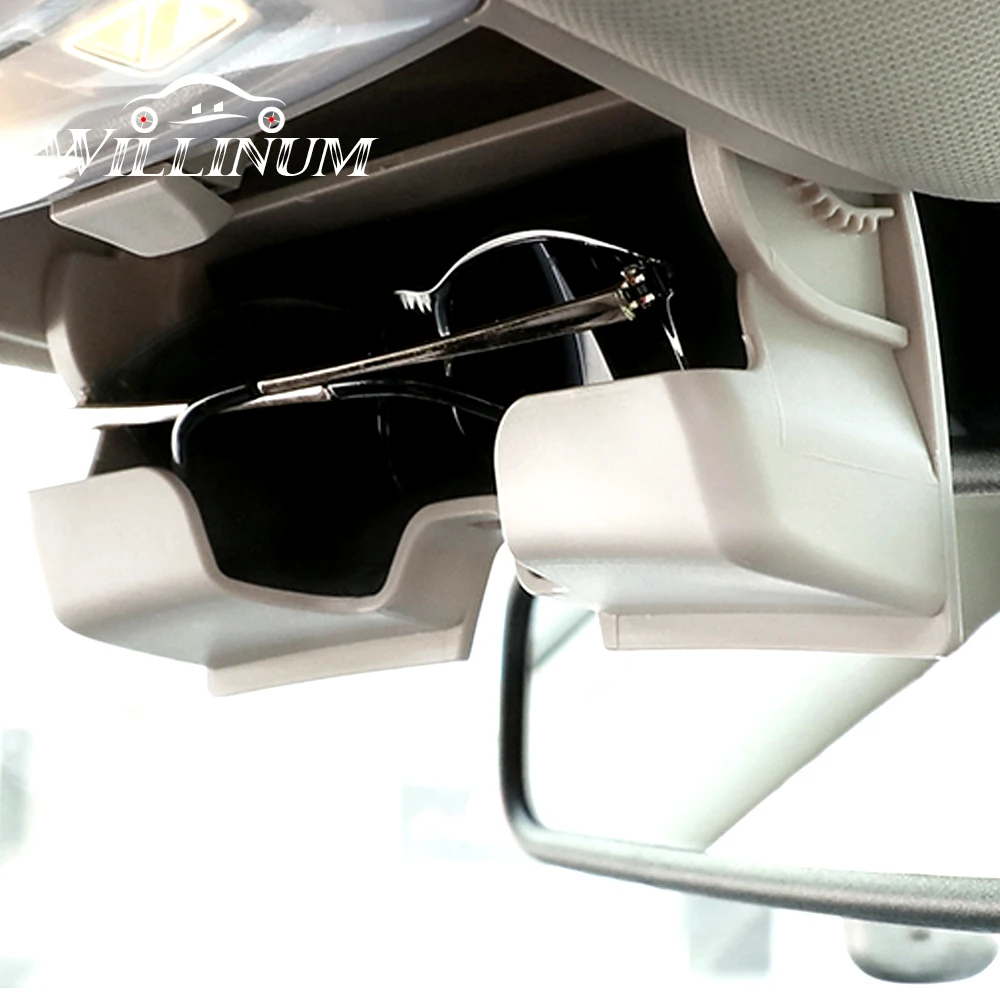 

Car Glasses Case For BMW F15 F16 X5 X6 Series Sun Visor Sunglasses Holder Storage Box ABS Case Car Accessories Beige Gray Black