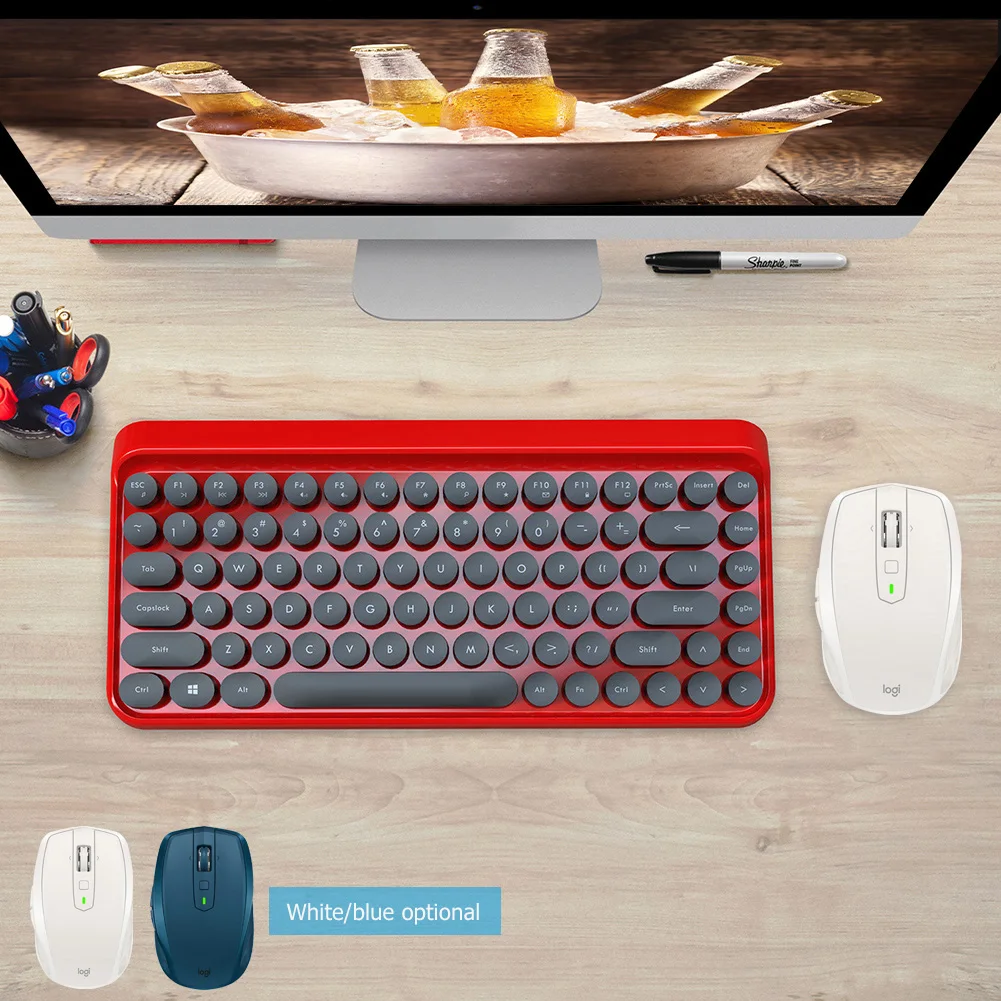 Use On Any Surface Mouse Wireless Supplies Office Caring Computer for Logitech MX Anywhere 2S Desktop Laptop PC