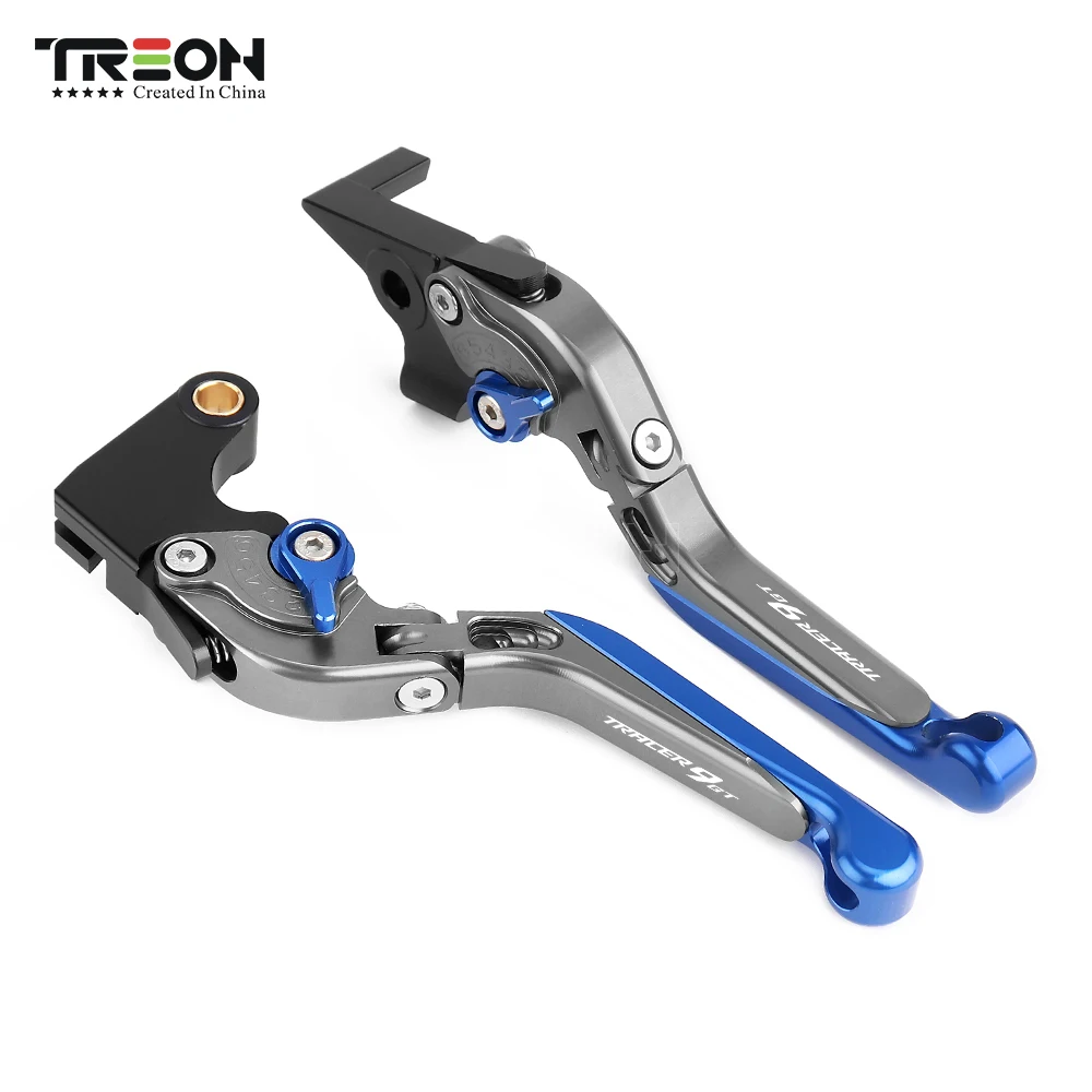 

Для мотоциклов Yamaha Tracer 9 GT 2021 2022 CNC Алюминиевые Регулируемые рычаги тормоза сцепления складной руль
