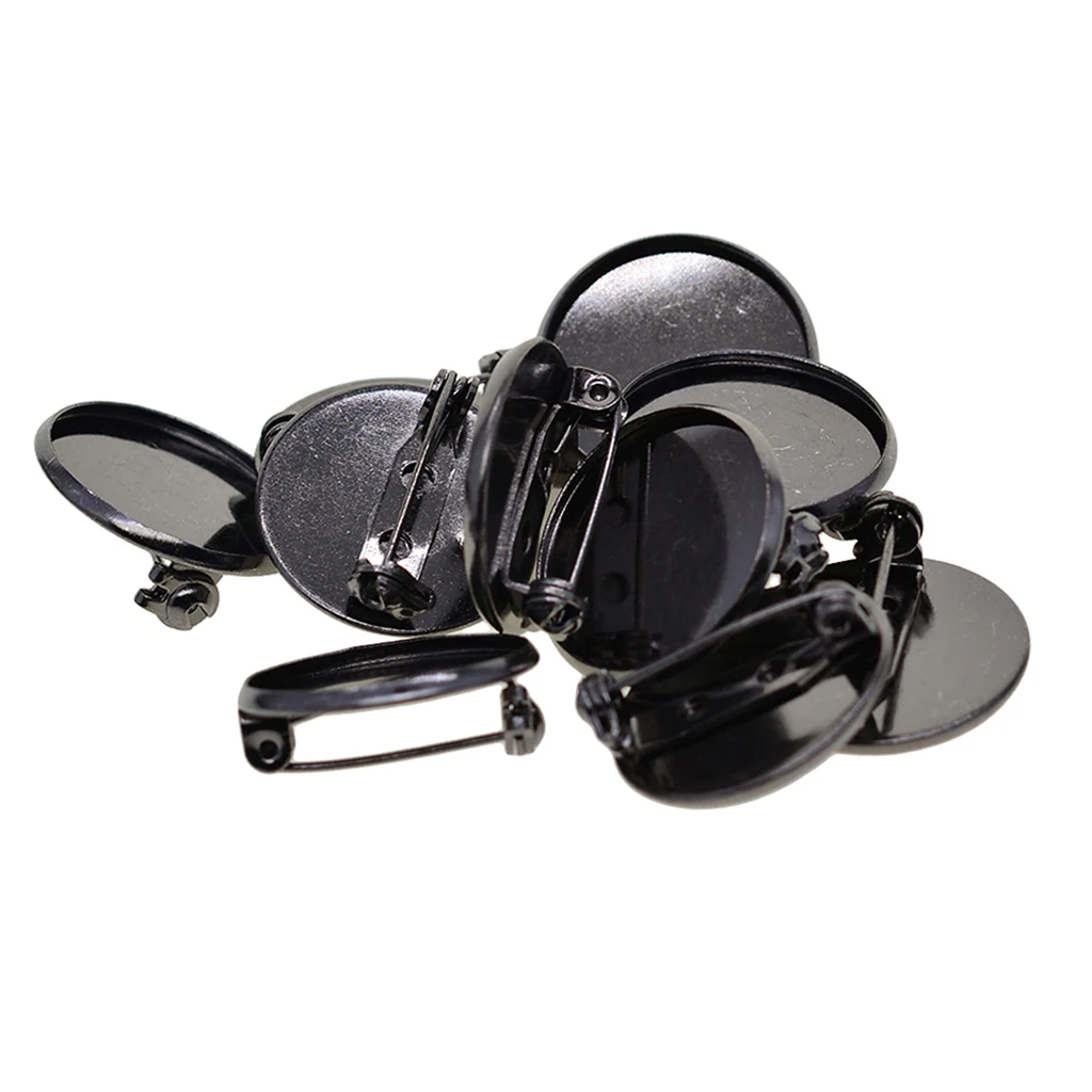 Базовая брошь 20 мм основа для рукоделия штифты изготовления задних частей