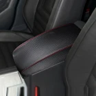 Внутренняя отделка автомобиля, карбоновый стиль, микрофибра, кожаный центральный подлокотник, Накладка для VW Passat 2010, 2011, 2012, 2013, 2014, 2015