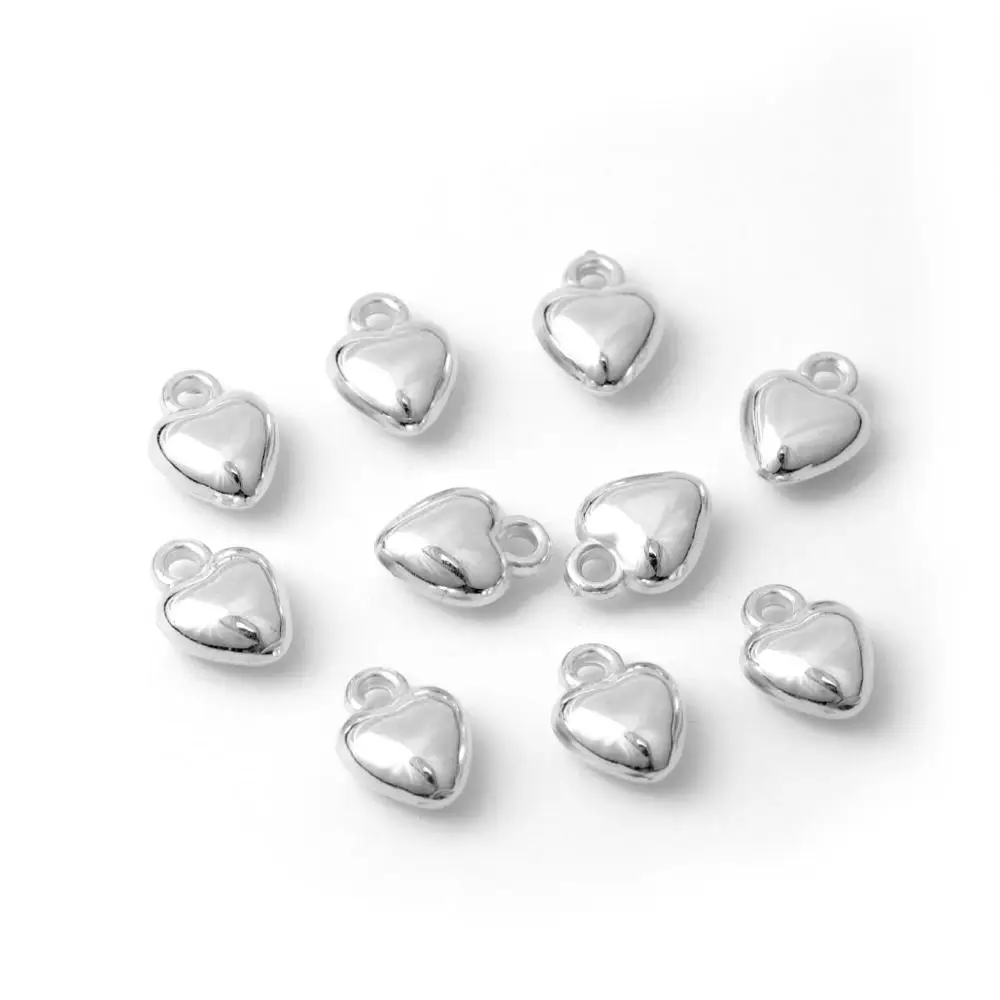 100 шт. модная Маленькая подвеска в форме сердца полые Ювелирные изделия сделай