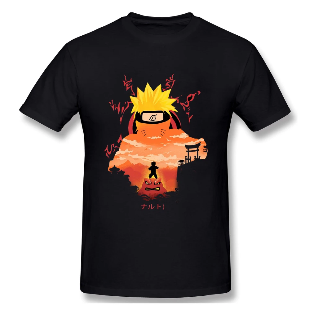 

CLOOCL Funny 100% Black Cotton T-Shirt Popular Anime Character Uzumaki Casual TShirt Short Sleeve Uchiha Sasuke Tees Hip Hop Top