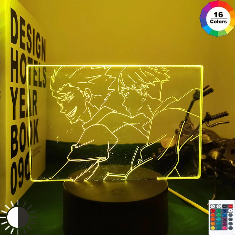 

Acrylic 3d Led Nightlight Anime Figures Devilman Crybaby Light For Kids Child Birthday Gift Bedroom Decoration Bedside Room Lamp