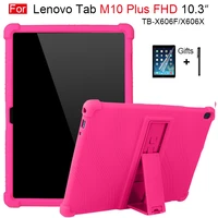 for lenovo tab m10 fhd plus 10 3 tb x606f tb x606x silicone case m10 plus 10 3 inch child drop shell silicone tablet case cover
