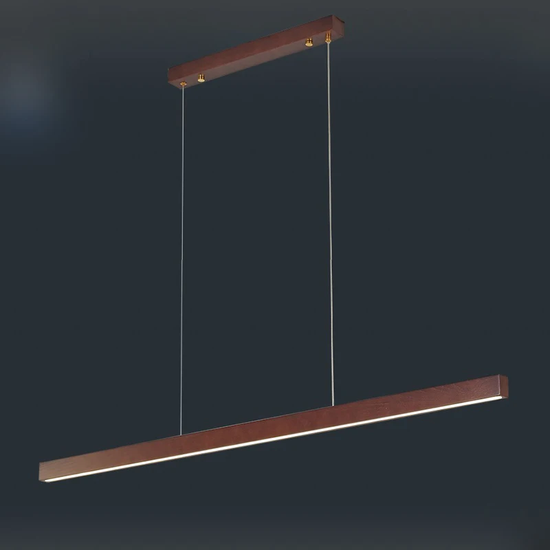 

Minimalist LED Wood Pendant Light Lighting Dining Room Art Home Office Kitchen Study Hanging Lights Indoor Lights Fixture