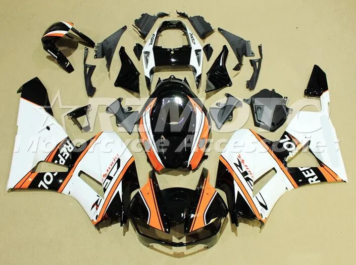 

4 Gifts New ABS Injection mold Full Fairings Kit fit for HONDA CBR600RR F5 2013 2014 2015 2016 2017 Body set Black White