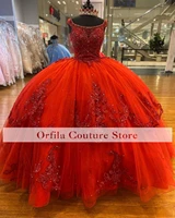 vestidos de xv a%c3%b1os mexicanos red beads quinceanera dress ball gowns 2022 sweet 16 dress for girl party
