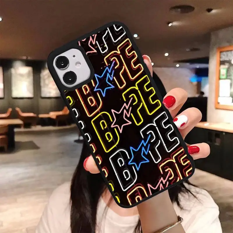 

Camouflage Bath Ape Phone Case For TPU&PC&P Iphone 5s Se 6 6s 7 8 11 12 X Xs Pro Plus Mini Max