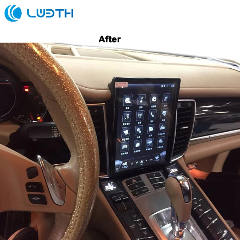 10,4 дюймов tesla стиль вертикальный Android 7,1 автомобильный dvd-плеер gps навигация радио для Porsche Panamera 2G ram 32G rom стерео Авто