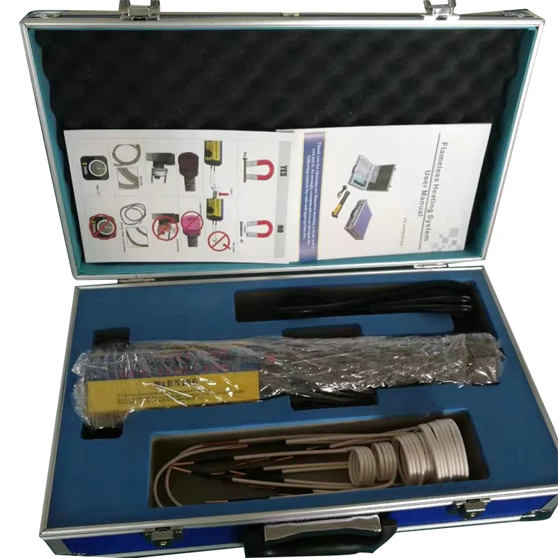 1000 Вт ручной высокочастотный индукционный беспламенный нагреватель 60 кГц с 8