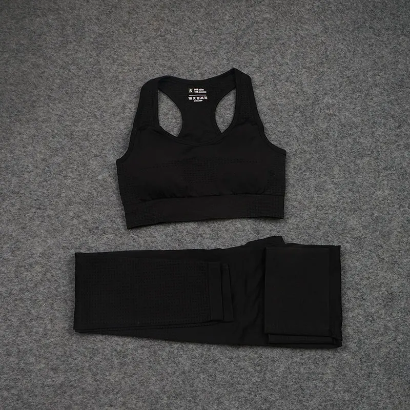 

Workout Clothes For Women Yoga Sets Gym Clothes Workout Two Piece Yoga Seamless Leggings Pants Sports Bras Fitness Clothing