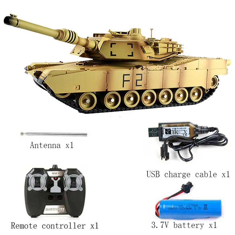 Yellow Tank Перезаряжаемый танк с дистанционным управлением 40 см, камуфляжный Радиоуправляемый Танк 1/20, 9 каналов, 27 МГц, инфракрасные электрические игрушки для детей, мальчиков, подарки на день рождения - Цвет: Yellow Tank