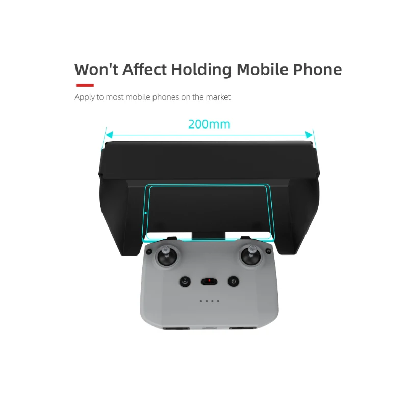 Для DJI Mini 3 солнцезащитный козырек с дистанционным управлением для монитора