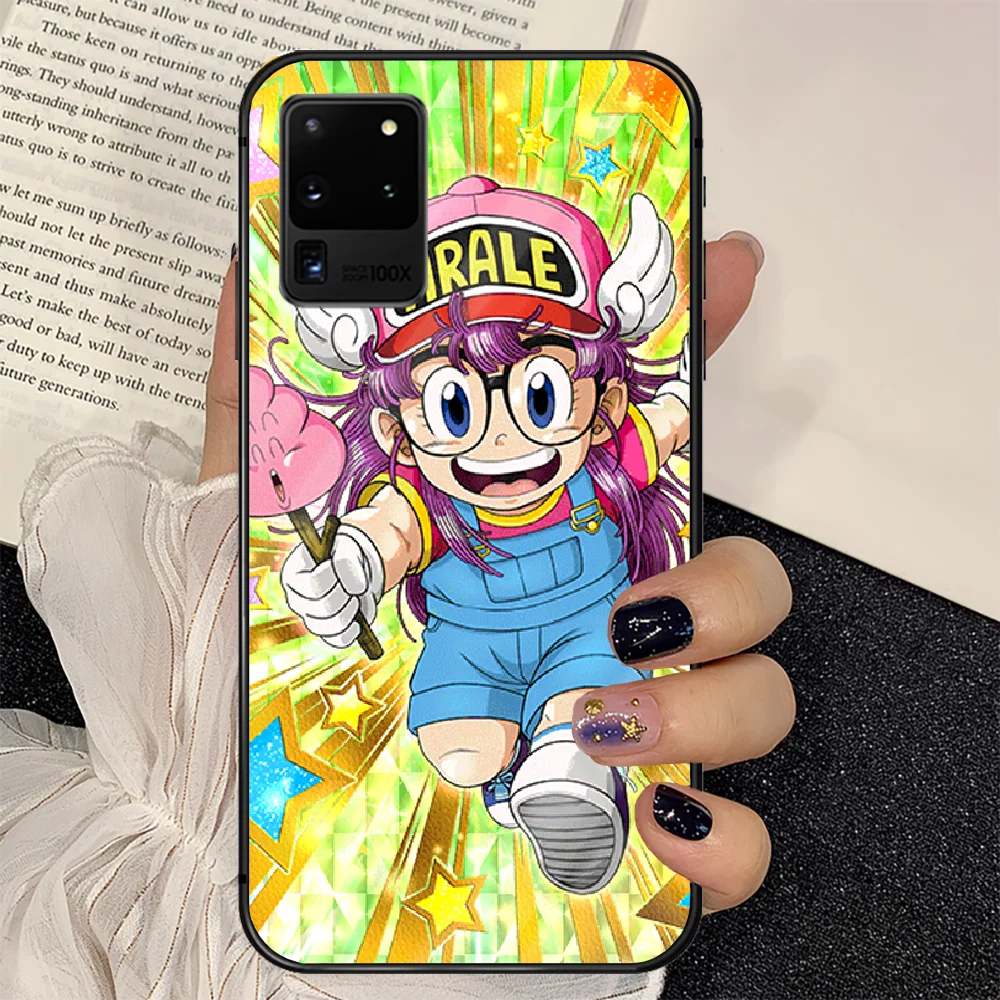 

Dr Slump Arale Anime Phone Tempered Glass Case Cover For Samsung Galaxy S Note 5 6 9 10 10E 20 21 FE Plus Uitra Trend Bumper