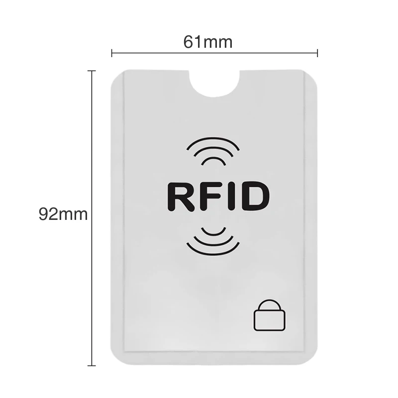 10/20 шт. водонепроницаемые RFID держатели для кредитных карт|Карты контроля доступа|