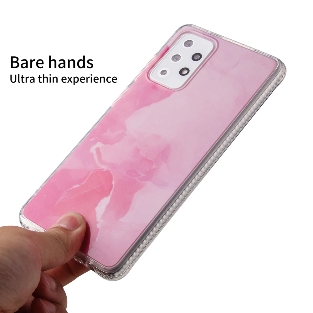 

Phone Case For Samsung Galaxy Note S20 FE S21 20 Ultra A32 A51 A72 A52 A71 A12 A02S 5G Plus Irregular Color Marbling Case Cover